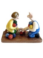 Coalport Character Workshop Encounter Wallace & Gromit A Close Shave 1st Edition Tableau WG7