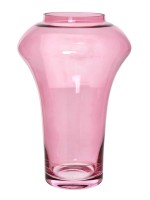Dartington Crystal Deco Purple Heather Vase