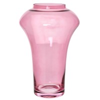 Dartington Crystal Deco Purple Heather Vase