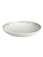 Denby Monsoon Filigree Silver Pasta Bowl 24 cm