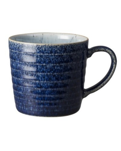 Showing image for Denby Stoneware Studio Blue Cobalt Ridged Mug Denby Stoneware Studio Blue Cobalt Ridged Mug image