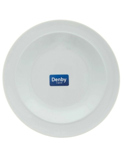Denby White Coupe Stoneware Side Plate 23cm