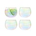 LSA International Bubble Pearl Lustre Stemless Rocking Tumbler 350ml set of 4 image