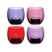 LSA International Coro Assorted Berry Glass Tea Light Holders and Tea Lights set of 4 Tableware, LSA International, Christmas Gifts, Wedding Gifts image