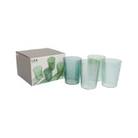 LSA International Gems Glass Tumblers Assorted Jade set 4 LSA International Gems Glass Tumblers Assorted Jade set 4