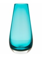 LSA International Peacock Flower Colour Glass Vase 14cm LSA International Peacock Flower Colour Glass Vase 14cm