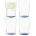 Showing image for LSA International Coro Lagoon Coloured Base Tumblers Large set of 4 LSA International Coro Lagoon Coloured Base Tumblers Large set of 4 image