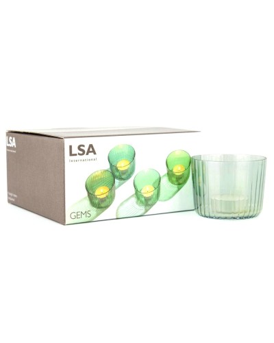 LSA International Gems Glass Tea Light Holders and Tea Lights 8pce Tableware, LSA International, Christmas Gifts, Wedding Gifts image