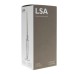LSA International Light Fluted Glass Candlestick and Candle image