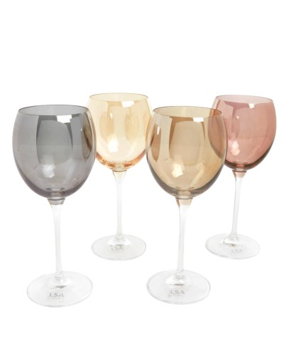 Showing image for LSA International Polka Metallic Affect Wine Glasses 400ML set of 4 assorted Colours LSA International Polka Metallic Affect Wine Glasses 400ML set of 4 assorted Colours image