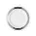 LSA International Space Platinum 3pce Bowl, Side & Dinner Plate Set Tableware, LSA International, Christmas Gifts, Wedding Gifts image