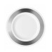 LSA International Space Platinum 3pce Bowl, Side & Dinner Plate Set Tableware, LSA International, Christmas Gifts, Wedding Gifts image