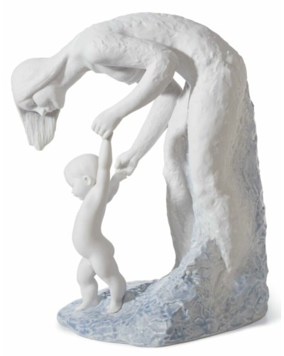 Lladro Step by Step Large Pocelain Figurine 01008328 retired historical piece image