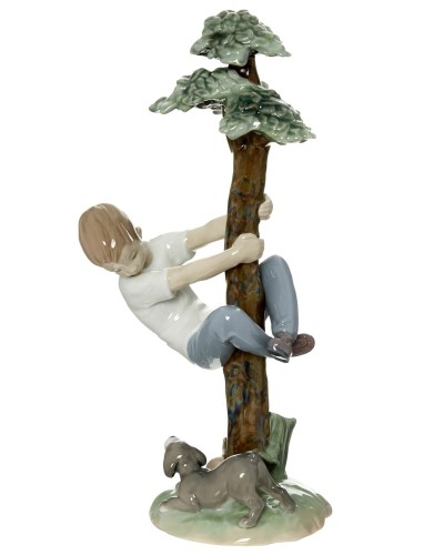 Lladro Tree of Adventures Porcelain Figurine 01008446 retired historical piece image
