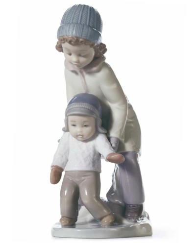 Showing image for Lladro You Can Do It Porcelain Figurine 01008324 historical piece Lladro You Can Do It Porcelain Figurine 01008324 historical piece image