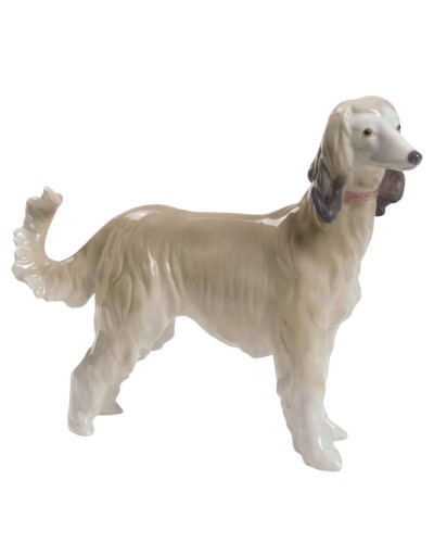 Showing image for Lladro Afghan Hound Porcelain Figurine 001009143 retired historical piece Lladro Afghan Hound Porcelain Figurine 001009143 retired historical piece image