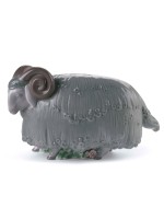 Lladro Ram in the Meadow (Grey) 01008487 historical piece