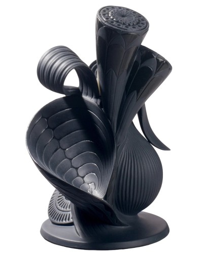 Lladro Naturofantastic Single Candle Holder (black) 01007956 historical piece Figurines & Collectables, Lladro Collectables, Lladro / Nao Figurines, Lladro / Nao, Brand New image