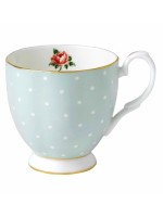 Royal Albert Polka Rose Vintage Footed Mug Royal Albert Polka Rose Vintage Footed Mug