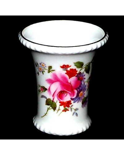 Royal Crown Derby Posies English Fine Bone China Gilded Trumpet Vase Royal Crown Derby , Homewares, Royal Crown Derby, Pre Owned image