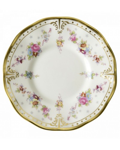 Royal Crown Derby Royal Antoinette Fine Bone China Coffee Saucer image
