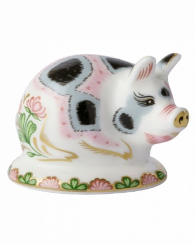 Royal Crown Derby Old Spot Pig Paperweight Royal Crown Derby , Royal Crown Derby , Royal Crown Derby, Brand New image
