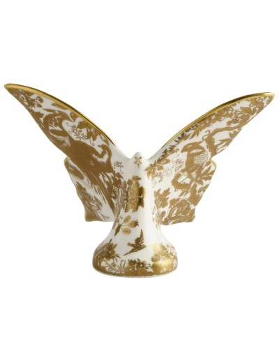 Royal Crown Derby Aves Gold Butterfly image