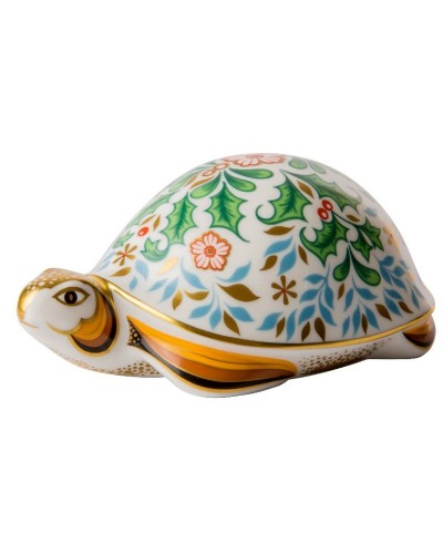 Royal Crown Derby Winter Tortoise Paperweight image
