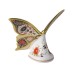 Royal Crown Derby Old Amari Solid Gold Band Butterfly image