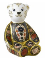 Royal Crown Derby Old Imari Solid Gold Band Bear