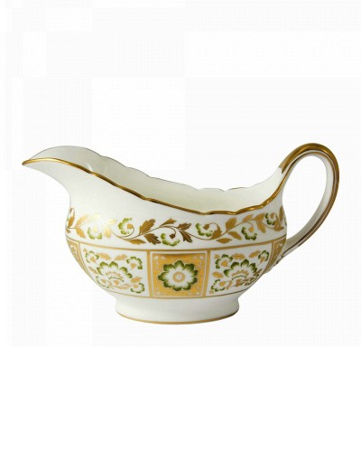 Royal Crown Derby Panel Green Sauce / Gravy Boat Royal Crown Derby , Royal Crown Derby, Royal Crown Derby, Brand New image