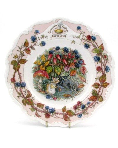 Autumn Royal Doulton Brambly Hedge Four Seasons plate image