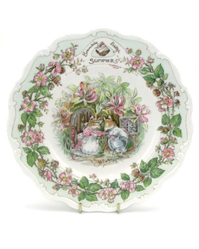 Summer Royal Doulton Brambly Hedge Four Seasons plate image