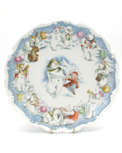 Royal Doulton Dance of the Snowman The Snowman Gift Collection plate image
