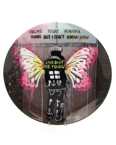 Royal Doulton Pure Evil Beautiful Things Street Art Collection Plate Royal Doulton, Collectors Plates, Homewares, Royal Doulton, Collectors Plates, Royal Doulton Collectors Plates, Royal Doulton Plates, Christmas Gifts image