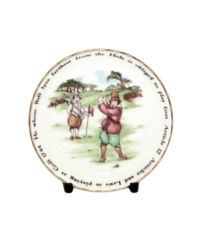Royal Doulton Golfing Series Archives Series Ware Dish image