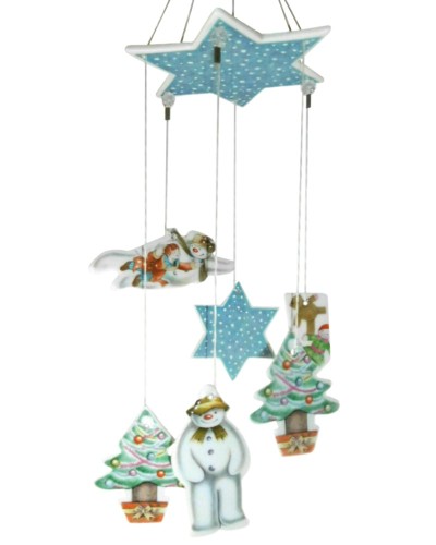Royal Doulton Flying Snowman Hanging Mobile The Snowman Collection Royal Doulton, Homewares, Royal Doulton, Pre Owned, Christmas Gifts image