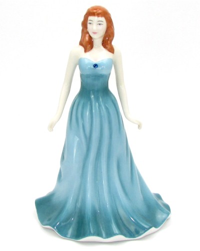Royal Doulton December Turquoise Gemstone Figurine HN4981 image