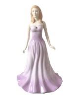 Royal Doulton February Amethyst Gemstones Figurine HN4971
