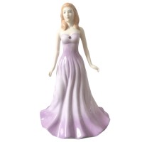 Royal Doulton February Amethyst Gemstones Figurine HN4971