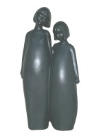 Royal Doulton Sisters Black Basalt Images Figurine  HN3019