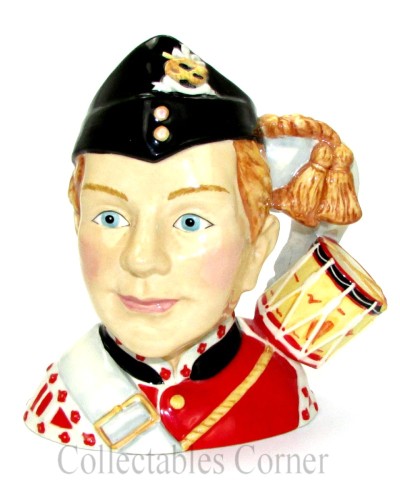 Royal Doulton North Staffordshire Drummer Boy Character Jug D7211 Royal Doulton Character Toby Jugs, Figurines & Collectables, Royal Doulton, Pre Owned image
