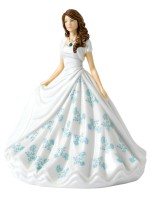 Royal Doulton December Turquoise Birthstone Figurine HN5908 Royal Doulton December Turquoise Birthstone Figurine HN5908