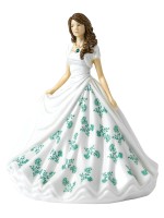 Royal Doulton May Emerald Birthstone Figurine HN5901 Royal Doulton May Emerald Birthstone Figurine HN5901