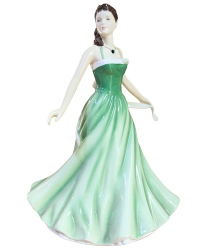 Royal Doulton May Emerald Birthstone Petite Figurine HN5630 Royal Doulton, Figurines & Collectables, Royal Doulton, Royal Doulton Birthstone, Pre Owned image