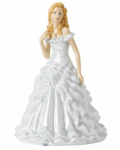 Royal Doulton April Diamond Birthstone Petites Figurine HN5629 image