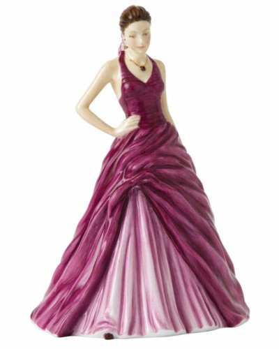 Royal Doulton February - Amethyst Birthstone Petites Figurine HN5627 image