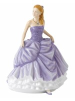 Royal Doulton October Opal Birthstone Petites Figurine HN5635
