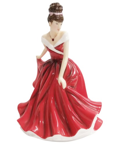 Royal Doulton January Garnet Birthstone Petites Figurine HN5626 image