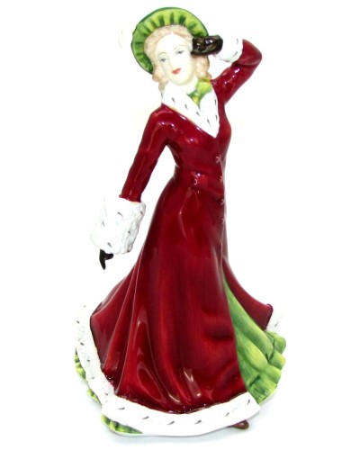 Royal Doulton Winter Romance Christmas Day 2011 Pretty Ladies HN4778 Royal Doulton, Royal Doulton Petite Pretty Ladies, Figurines & Collectables, Royal Doulton, Brand New , Christmas All, Christmas Gifts image